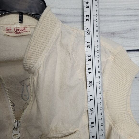 Vintage Spuds MacKenzie zip front party graphic back vest size large - Picture 6 of 9